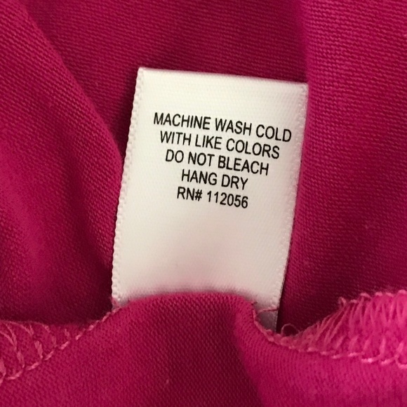 Magenta Crew Neck Layering Top - NWOT Size XL - Picture 6 of 8